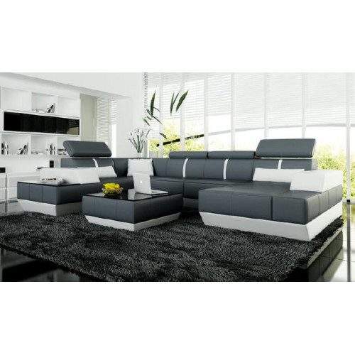 Ledersofa Wohnlandschaft Couch Sofa Ecksofa Eckcouch Ledercouch Poster Ecke-Sofa Ledersofa Wohnlandschaft Couch Sofa Ecksofa Eckcouch Ledercouch Poster Ecke-Sofa von Xl Moebel