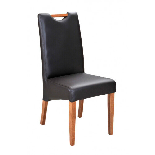 Lehnstuhl Design Sessel Holz Leder Polster Esszimmer Leder Gastro Stuhl Lehnstuhl Design Sessel Holz Leder Polster Esszimmer Leder Gastro Stuhl von Xl Moebel