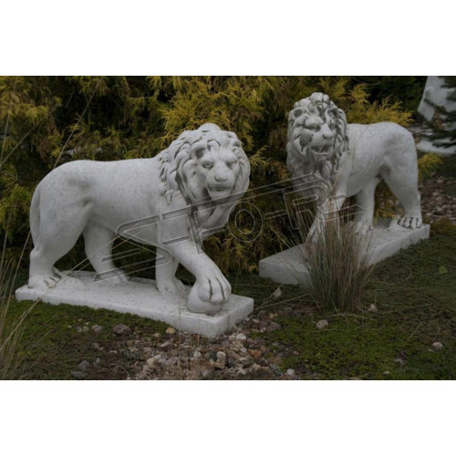 Löwe Gartenfigur Terrassen Garten Skulptur Figuren Skulpturen von Xl Moebel
