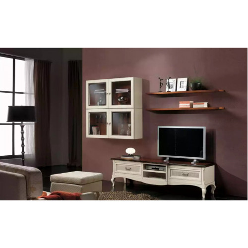 Lowboard rtv Wandschränke Wohnzimmer Holz Möbel Wandregal Set 7 tlg. Lowboard rtv Wandschränke Wohnzimmer Holz Möbel Wandregal Set 7 tlg. von Xl Moebel