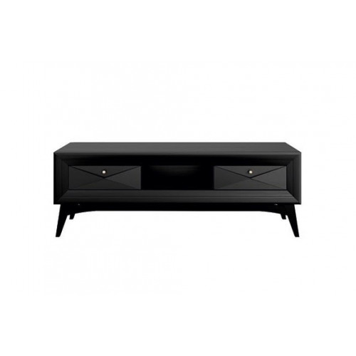 Lowboard tv Ständer Sideboard Tisch Wohnzimmer Modern Holz Schwarz Design von Xl Moebel