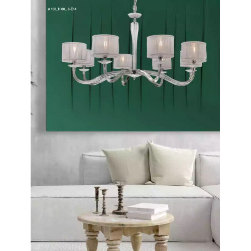 Luxuriöser klassischer Kronleuchter Deckenleuchte weiß Kronenleuchter Lampe Luxuriöser klassischer Kronleuchter Deckenleuchte weiß Kronenleuchter Lampe von Xl Moebel