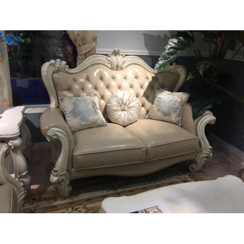 Luxus 2 Sitzer Couch Polster Sofa Leder Couchen Garnitur Chesterfield Barock von Xl Moebel