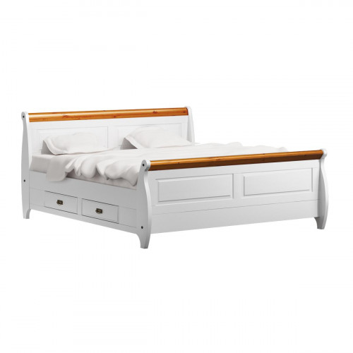 Luxus Bett Doppelbett Landhaus Stil Doppelbetten Weiß Schlafzimmer Luxus Bett Doppelbett Landhaus Stil Doppelbetten Weiß Schlafzimmer von Xl Moebel