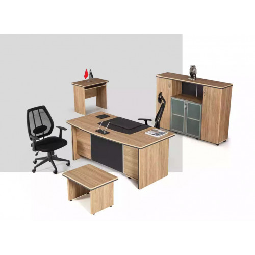 Luxus Büroeinrichtung Schreibtisch Regale Beistelltisch Aktenschrank 4tlg Luxus Büroeinrichtung Schreibtisch Regale Beistelltisch Aktenschrank 4tlg von Xl Moebel