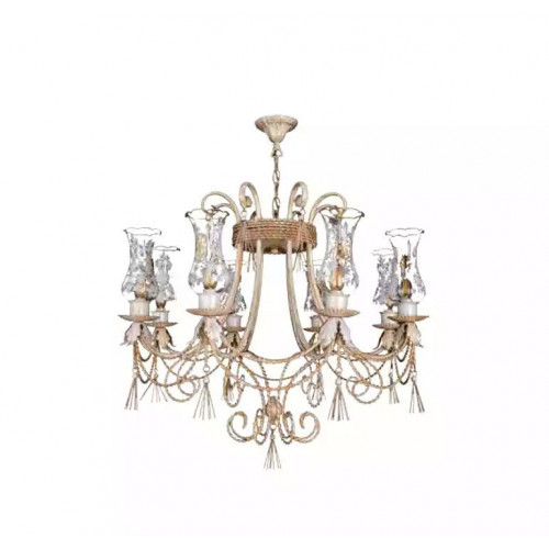Luxus Deckenleuchter Lüster Kronleuchter Deckenlampe Lampen Glas Beige von Xl Moebel