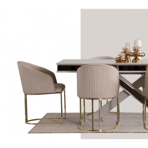 Luxus Esstisch Stuhl Lehnstuhl Möbel Einrichtung Sitzpolster Stühle von Xl Moebel