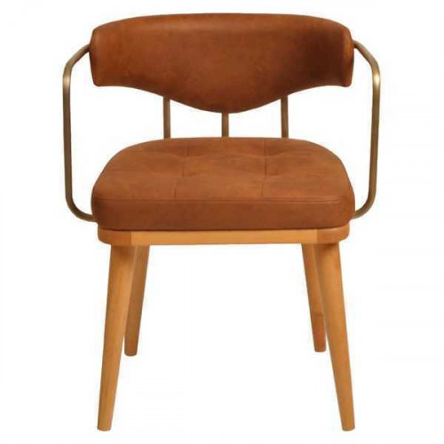 Luxus Esszimmer Oranger Moderner Holzstuhl Designer Einsitzer Lehnstuhl Luxus Esszimmer Oranger Moderner Holzstuhl Designer Einsitzer Lehnstuhl von Xl Moebel