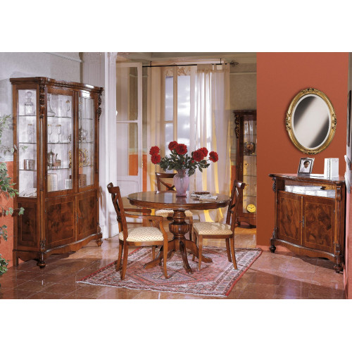 Luxus Esszimmer Set Garnitur 6tlg Holz Möbel Kommode 3x Stuhl Tisch Vitrine Neu Luxus Esszimmer Set Garnitur 6tlg Holz Möbel Kommode 3x Stuhl Tisch Vitrine Neu von Xl Moebel