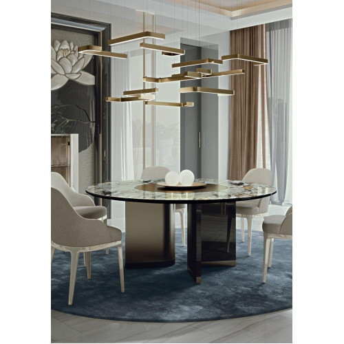 Luxus Leuchter Kronleuchter Deckenlampe Deckenleuchte Designer Lampe Silber von Xl Moebel