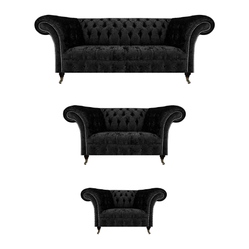 Luxus Schwarz Komplett Chesterfield Sofas Set Wohnzimmer Sessel Neu Luxus Schwarz Komplett Chesterfield Sofas Set Wohnzimmer Sessel Neu von Xl Moebel