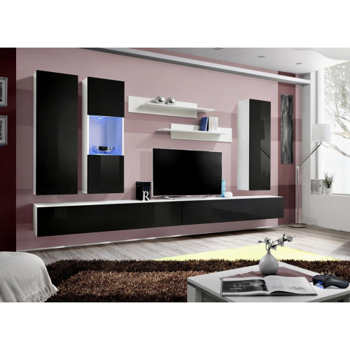 Luxus Wohnwand Komplett Set Wohnzimmer Holzmöbel Designer Wandschrank von Xl Moebel