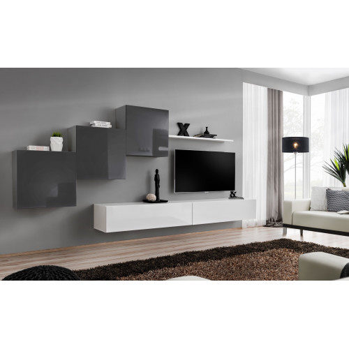 Luxus Wohnzimmer Wohnwand TV Ständer Einrichtung Moderne Wandregal Design von Xl Moebel