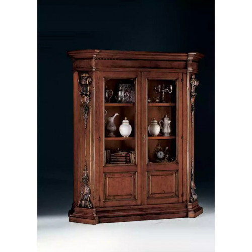 Massivholz Braunes Bücherregal Wohnzimmer Möbel Braun Luxus Schrank Massivholz Braunes Bücherregal Wohnzimmer Möbel Braun Luxus Schrank von Xl Moebel