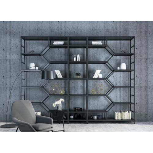 Metall Regal Trennwand Designer Luxus Regale Loft Stil Schrank 3tlg. Set von Xl Moebel