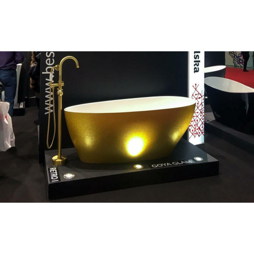 Mischer Frestehender Golderner Armatur frestehende Armaturen Badewanne von Xl Moebel