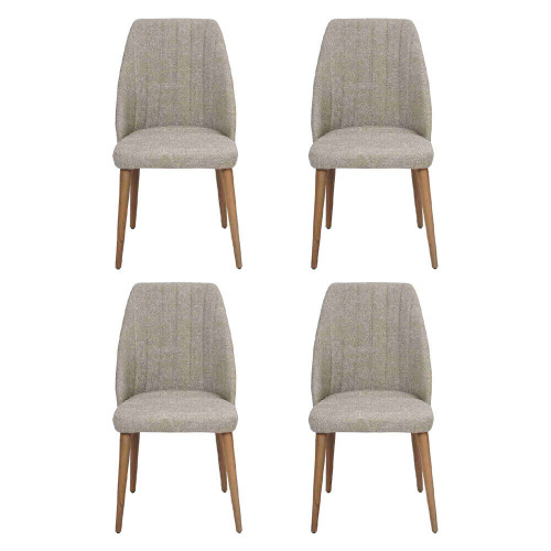 Modern Grau 4x Stühle Polsterstuhl Luxus Sessel Stuhl Lehnstuhl Esszimmer Modern Grau 4x Stühle Polsterstuhl Luxus Sessel Stuhl Lehnstuhl Esszimmer von Xl Moebel