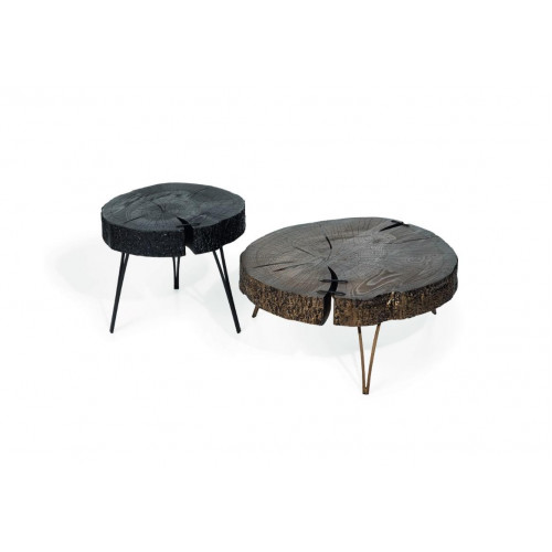 Modern Holz Luxus Rund 2x Couchtische Möbel Design Wohnzimmer 2tlg von Xl Moebel
