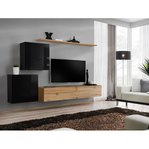 Modern Neu Wohnwand Sideboard Braun Designer Wohnzimmer Möbel Holz Wandschrank Modern Neu Wohnwand Sideboard Braun Designer Wohnzimmer Möbel Holz Wandschrank von Xl Moebel