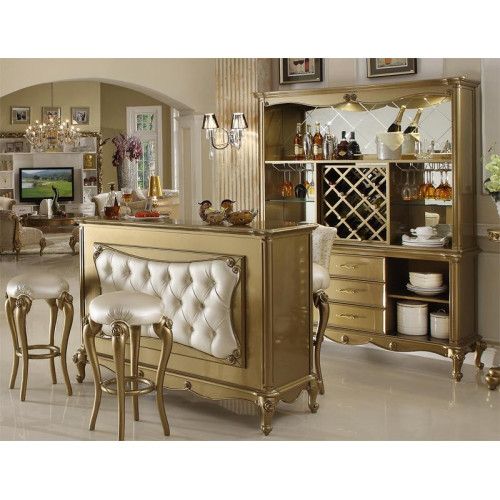 Moderne Barganitur Designer Chesterfield Bartisch mit 2x Barhocker Komplettes Set 3 tlg. Moderne Barganitur Designer Chesterfield Bartisch mit 2x Barhocker Komplettes Set 3 tlg. von Xl Moebel