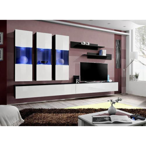 Moderne Designer Wohnwand TV Ständer Wand Regale Luxus Wohnzimmermöbel Neu von Xl Moebel