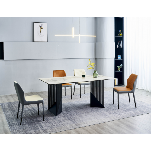 Moderne Esszimmer Möbel Designer Essgruppe 4x Polsterstühle Esstisch Moderne Esszimmer Möbel Designer Essgruppe 4x Polsterstühle Esstisch von Xl Moebel