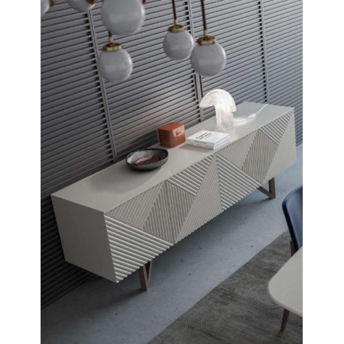 Moderne Graue Kommode Luxus Anrichte Unterschrank mit Stauraum Stil von Xl Moebel
