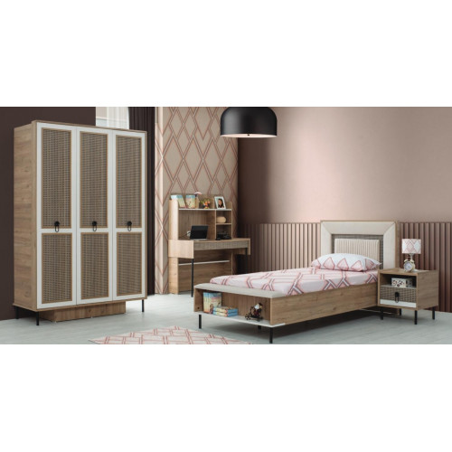 Moderne Komplette Kindermöbel Kinderbett Braun Holz Set 4tlg Bett Neu Moderne Komplette Kindermöbel Kinderbett Braun Holz Set 4tlg Bett Neu von Xl Moebel