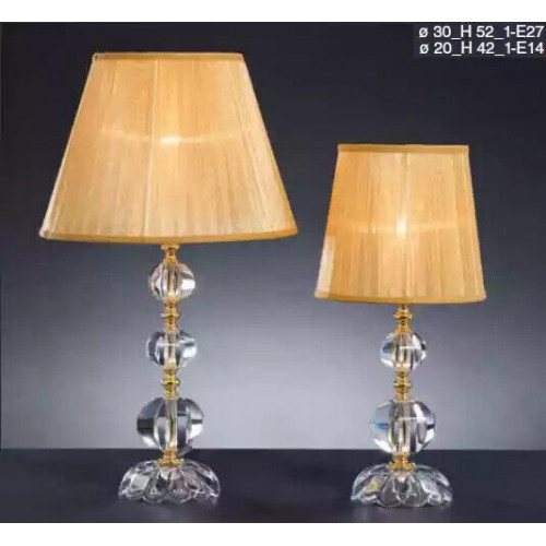 Moderne Kristall Stehlampe Luxus Tischlampe Schreibtisch Design Lampe von Xl Moebel