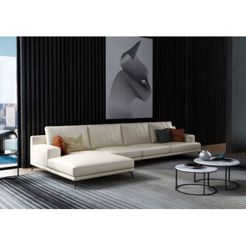 Moderne Sofa Eckgarnitur L Form Polster Sitz Ecke Couch + Hocker Italien von Xl Moebel