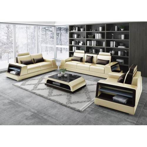 Moderne Sofagarnitur 321 Sitzer Sofa Couch Polster Garnitur Couchen Leder von Xl Moebel