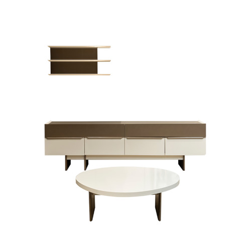 Moderne Wohnzimmer Garnitur Sideboard Designer Wandregal Couchtisch 3tlg von Xl Moebel