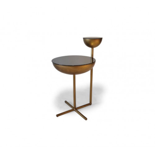 Moderner Beistelltisch Mit Glasplatte Designer Runder Couchtisch Stil von Xl Moebel