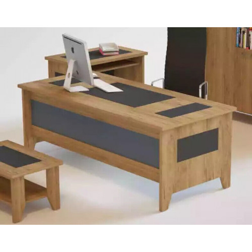 Moderner Brauner Schreibtisch Luxus Erweiterbare Möbel Holz Büro Neu von Xl Moebel