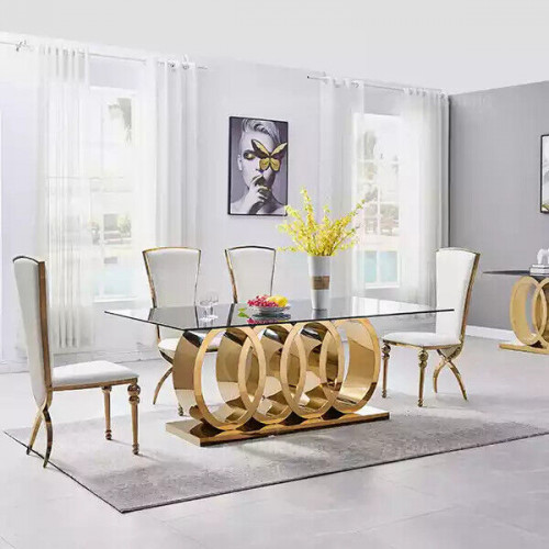 Moderner Esstisch Edelstahltisch Esszimmer Tische Designer Möbel Tische von Xl Moebel