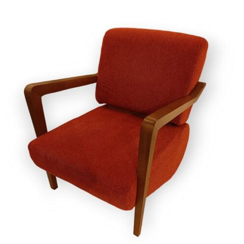 Moderner Roter Polstersessel Wohnzimmer Einsitzer Designer Sitzmöbel von Xl Moebel