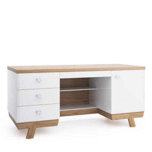 Moderner Schreibtisch Tisch Schreibtische Büro Office Chef Tische Holz Aspen von Xl Moebel