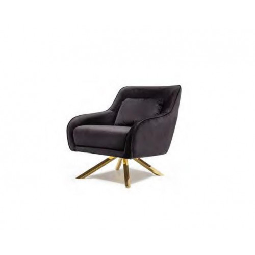 Moderner Schwarzer Samt Sessel Luxus Polsterstuhl Wohnzimmer Möbel Holz Moderner Schwarzer Samt Sessel Luxus Polsterstuhl Wohnzimmer Möbel Holz von Xl Moebel