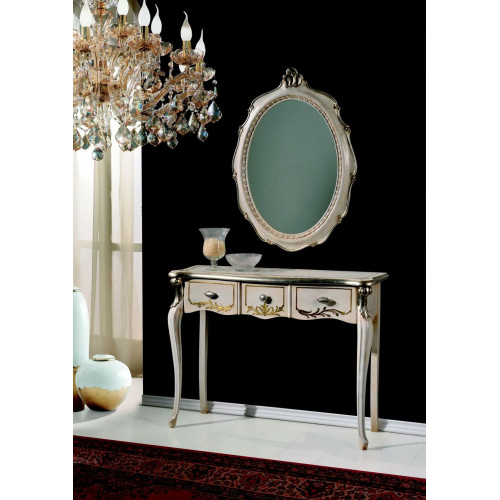 Möbel Barock Luxus Konsolentisch Wandtisch Tisch Weiß Klassischer Holz 106 cm Möbel Barock Luxus Konsolentisch Wandtisch Tisch Weiß Klassischer Holz 106 cm von Xl Moebel