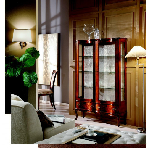 Möbel Klassische Luxus Vitrine Antik Stil Barock Rokoko Glasschrank Wohnzimmer Neu von Xl Moebel