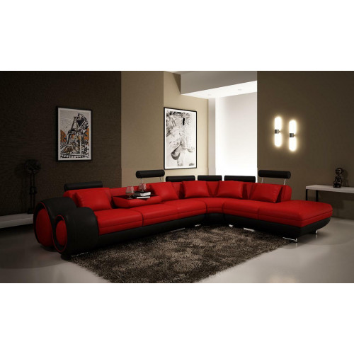 Multifunktions Ledercouch Sitz Polster Dekor Wohnzimmer Leder Garnitur Sofa von Xl Moebel