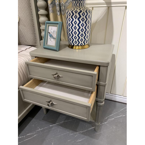 Nachttisch Design Beistell Tische Schlaf Zimmer Holz Konsolen Möbel Luxus Grau Nachttisch Design Beistell Tische Schlaf Zimmer Holz Konsolen Möbel Luxus Grau von Xl Moebel