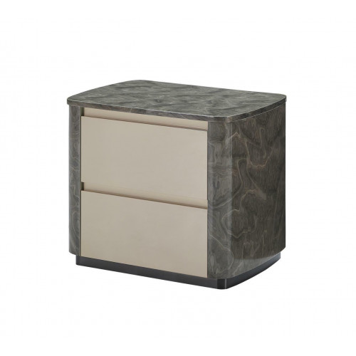 Nachttisch Grau Modern Design Möbel Holz Luxus Bestelltisch Tisch Schlafzimmer von Xl Moebel