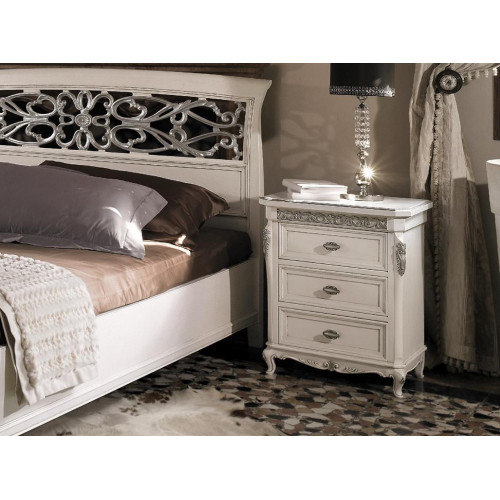 Nachttisch mit 3 Schublade Holzschrank Möbel Design Vaccari cav giovanni Neu Nachttisch mit 3 Schublade Holzschrank Möbel Design Vaccari cav giovanni Neu von Xl Moebel