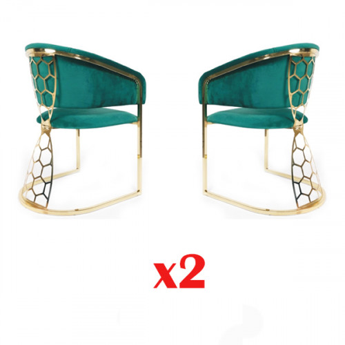 Polster Sessel Stuhl Esszimmer Restaurant Club Gruppe 2x Lounge Sessel von Xl Moebel