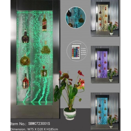 Regale Designer Beleuchtet Led Wasser Wand Bar Regal Säule von Xl Moebel