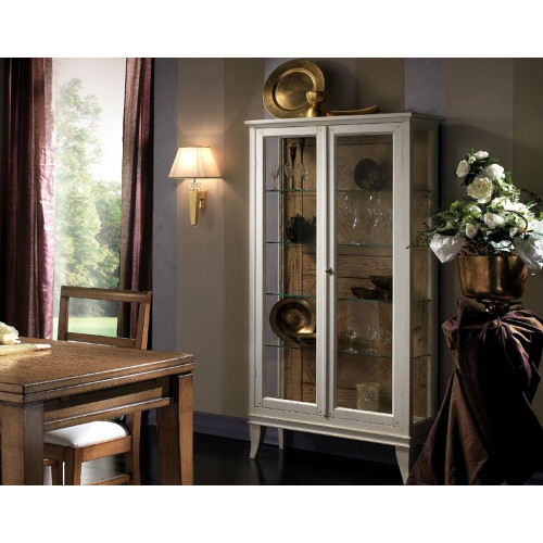 Retro Style Glas Esszimmerschrank Glastisch Schrank Vitrine Wohnzimmer Vitrinen Retro Style Glas Esszimmerschrank Glastisch Schrank Vitrine Wohnzimmer Vitrinen von Xl Moebel
