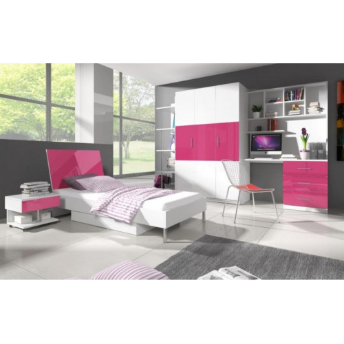 Rosa Kinderzimmer Set Bett Nachttisch Schrank Schreibtisch Bücherregal Neu 5tlg. Rosa Kinderzimmer Set Bett Nachttisch Schrank Schreibtisch Bücherregal Neu 5tlg. von Xl Moebel