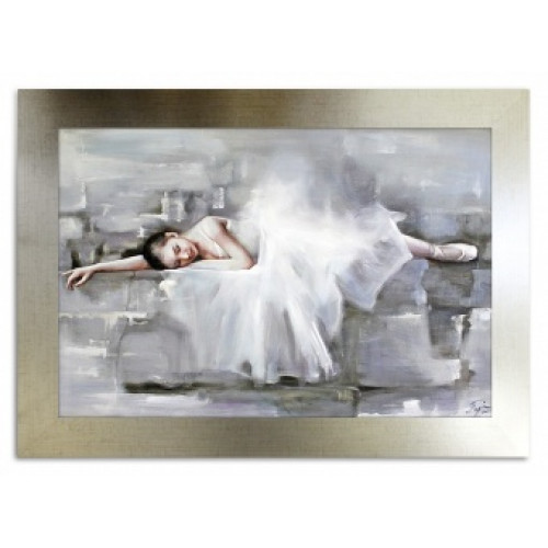 Schlafende Ballerina Handarbeit Ölbilder Gemälde Leinwand Ölbild G106188 von Xl Moebel