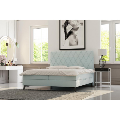Schlafzimmer Bett Luxus Möbel Polster Stoff Modern Design Boxspringbett von Xl Moebel